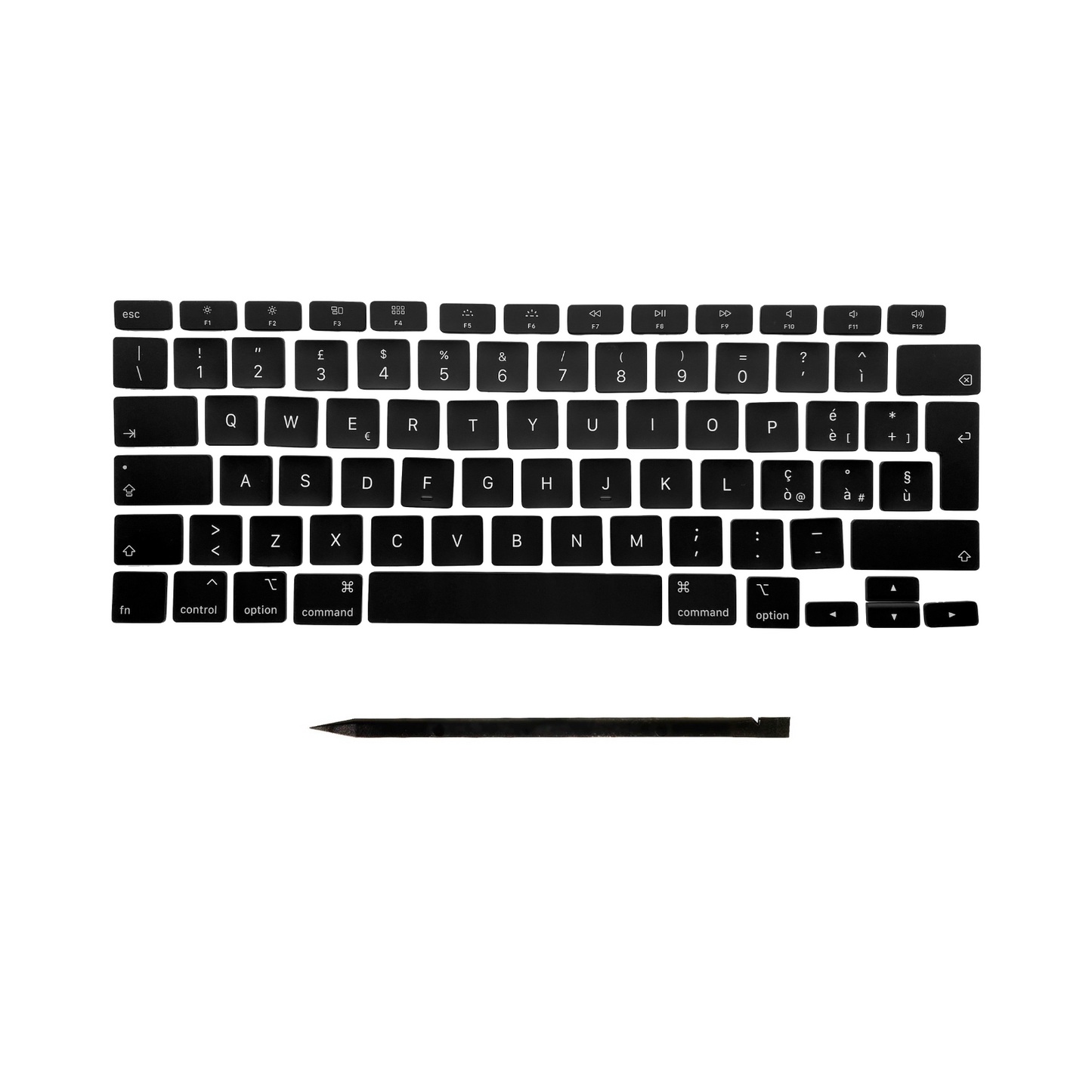 Keys & Clips for MacBook Pro/Air Keyboard Italien Layout ISO