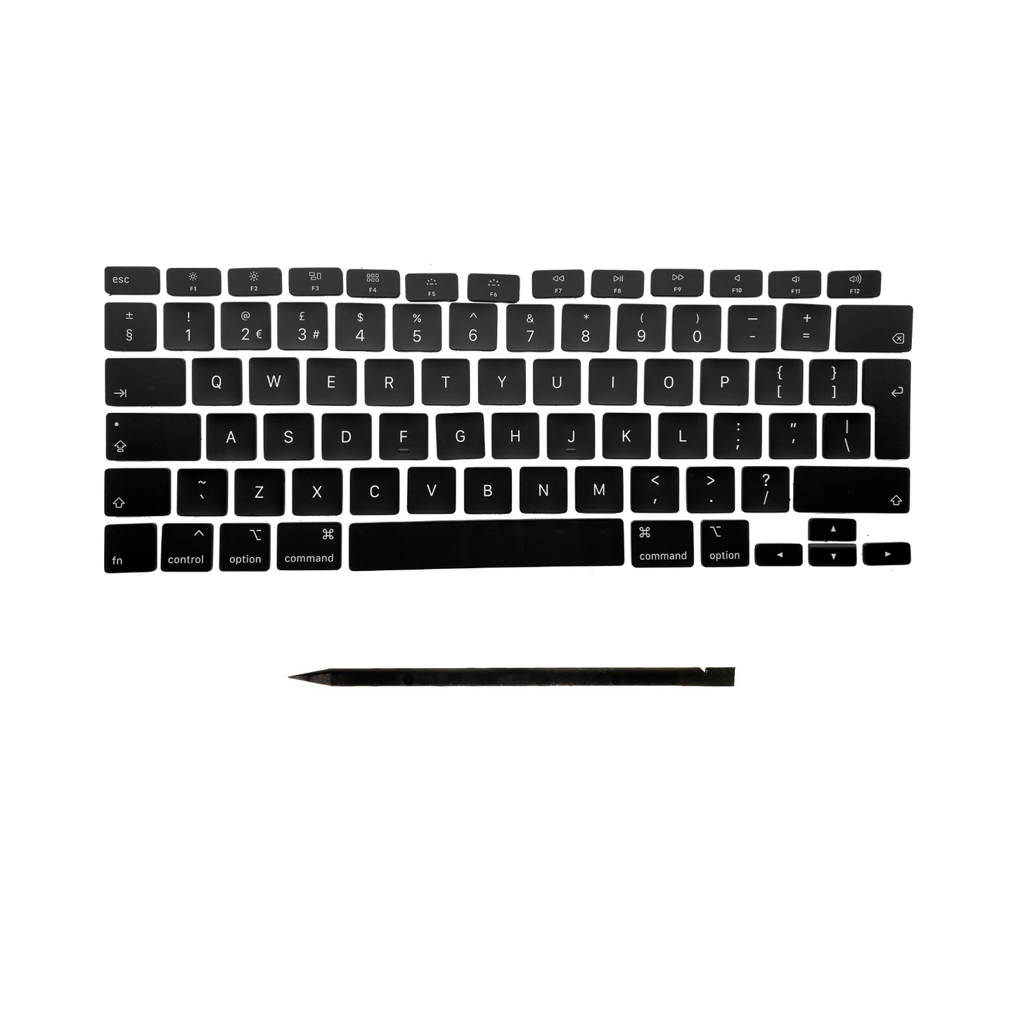 Keys & Clips for MacBook Pro/Air Keyboard UK-English Layout ISO