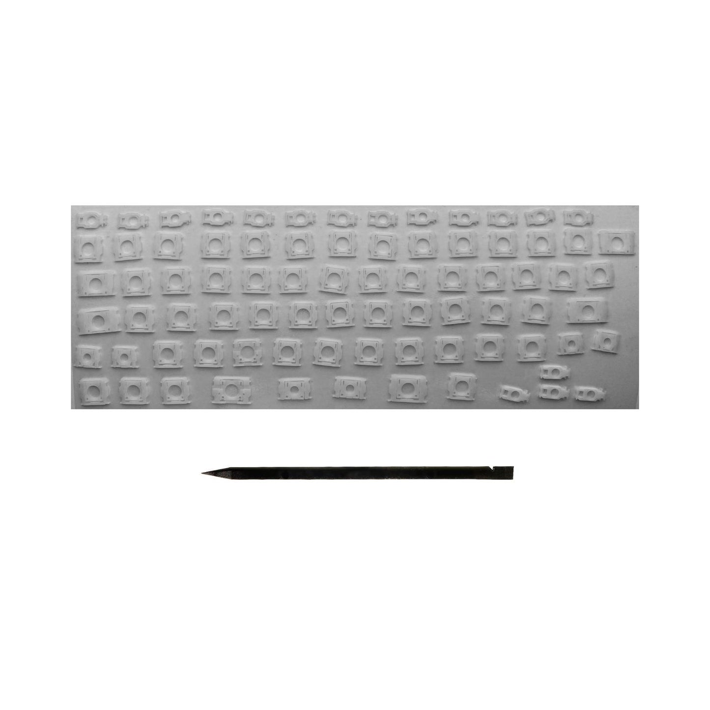 Keys & Clips for MacBook Pro/Air Keyboard US-English Layout ANSI