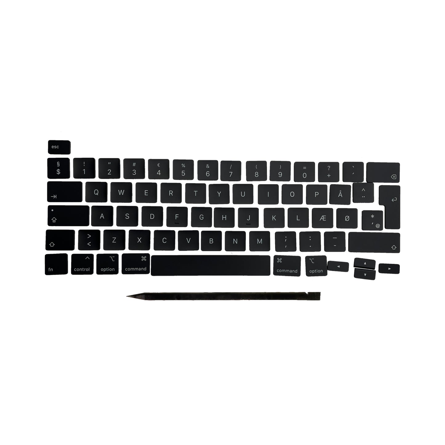 Ersatztasten & Scharniere für MacBook Pro/Air Tastatur Dänisches Layout ISO