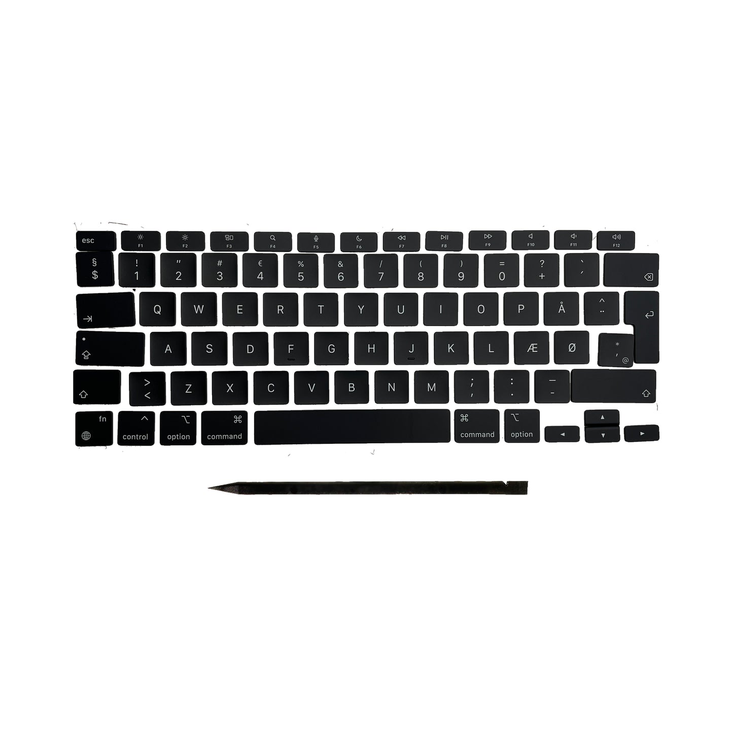 Ersatztasten & Scharniere für MacBook Pro/Air Tastatur Dänisches Layout ISO