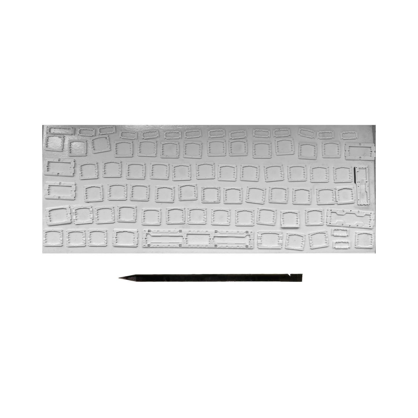 Keys & Clips for MacBook Pro/Air Keyboard UK-English Layout ISO