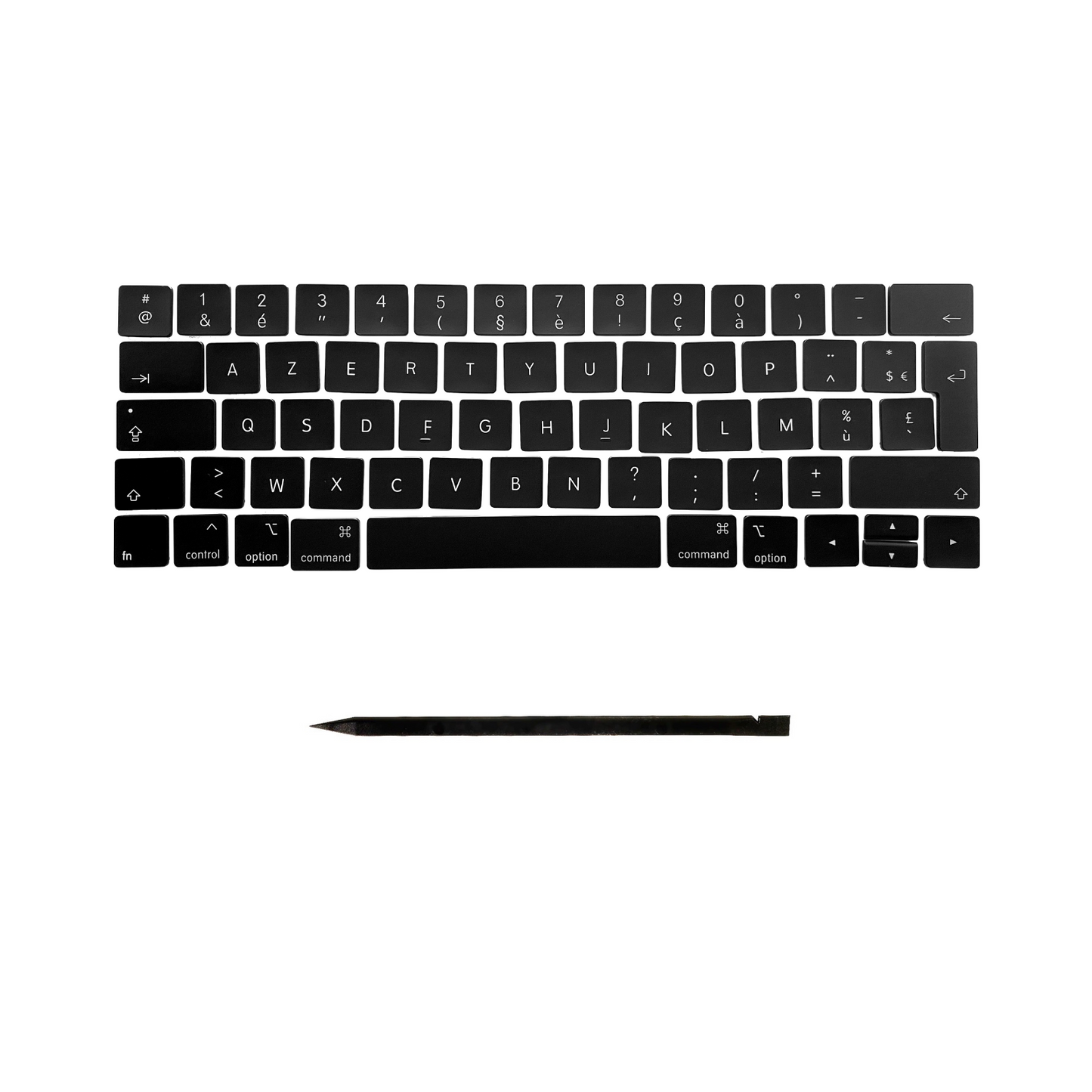 Keys & Clips for MacBook Pro/Air Keyboard French Layout ISO