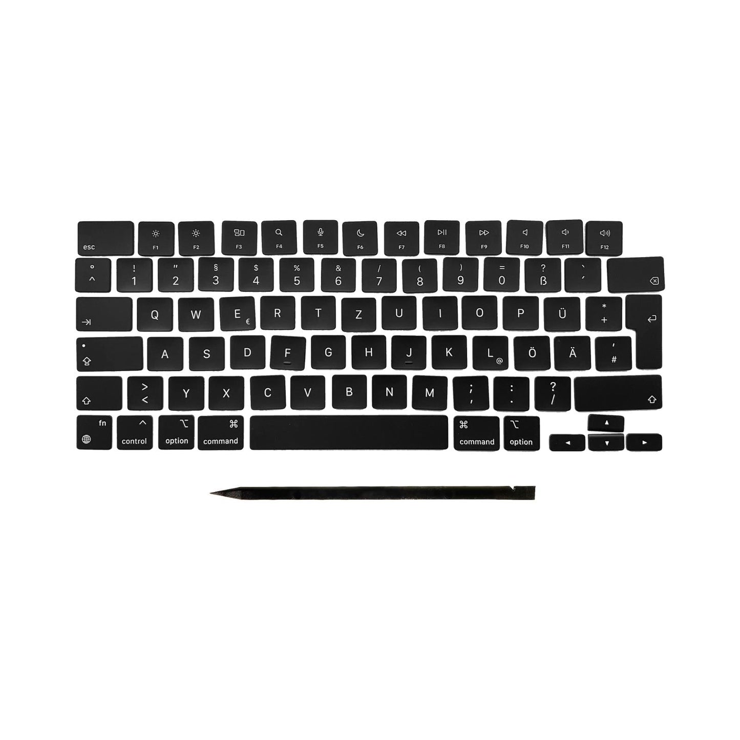 Keys & Clips for MacBook Pro/Air Keyboard German Layout ISO