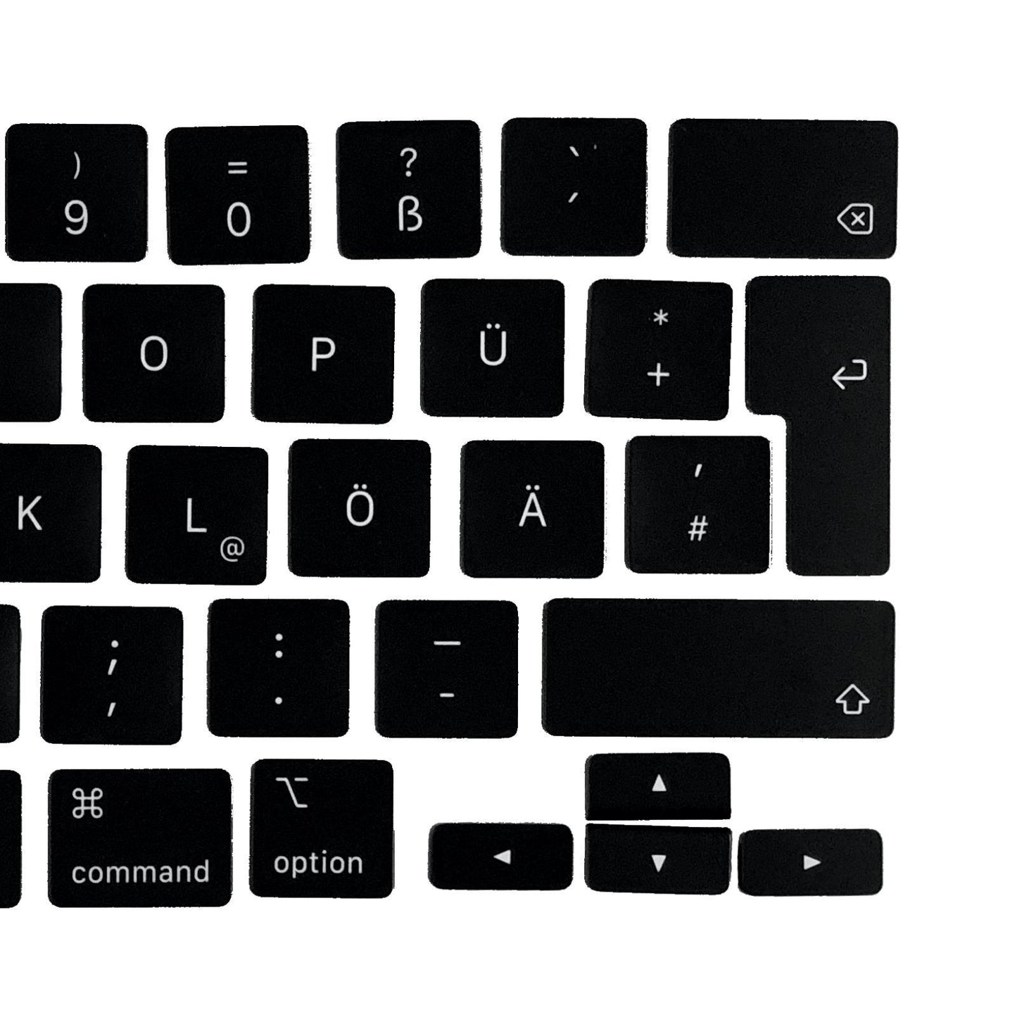 Keys & Clips for MacBook Pro/Air Keyboard German Layout ISO