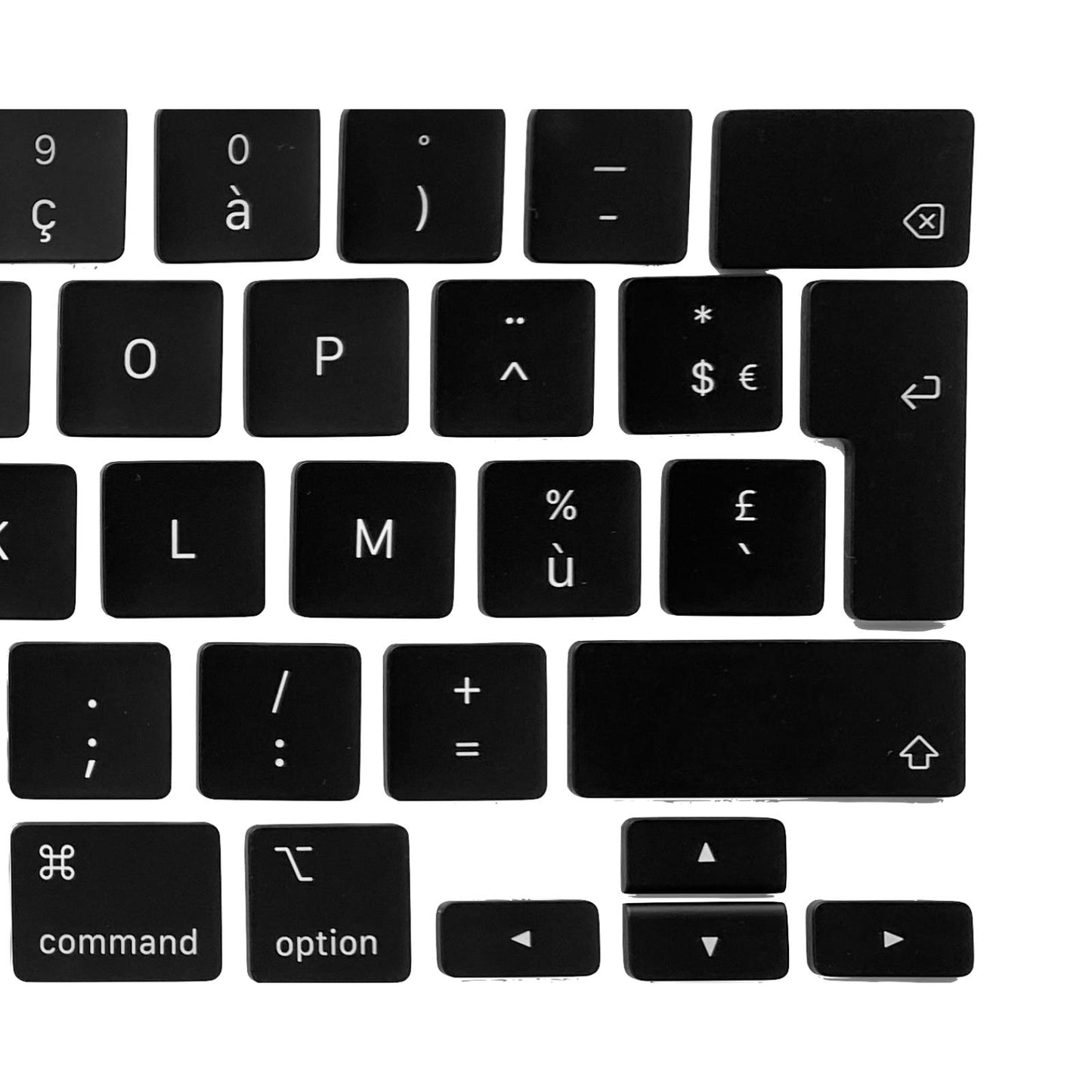 Keys & Clips for MacBook Pro/Air Keyboard French Layout ISO