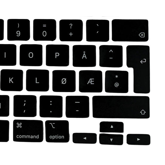 Keys & Clips for MacBook Pro/Air Keyboard Norwegian Layout ISO