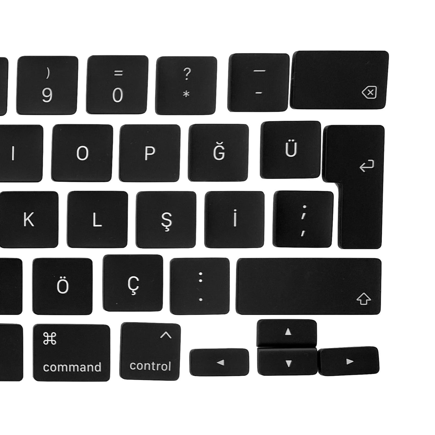 Keys & Clips for MacBook Pro/Air Keyboard Turkish Layout ISO