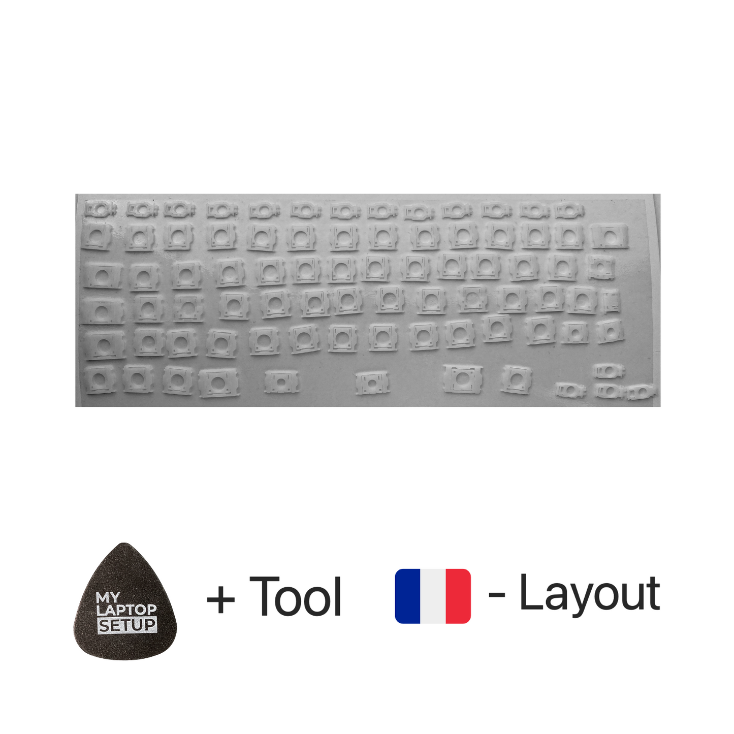 Replacement Keys & Hinges for MacBook Pro/Air French 🇫🇷 FR-Layout AZERTY (all models)