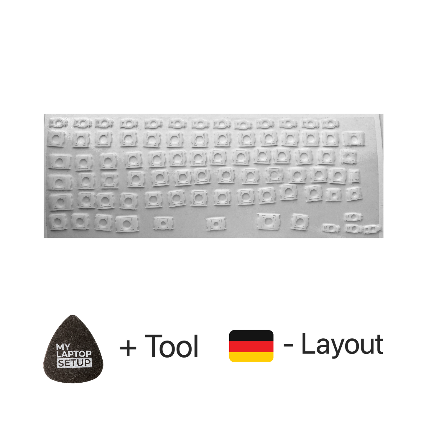 Replacement Keys & Hinges for MacBook Pro/Air German 🇩🇪 DE-Layout QWERTY (all models)
