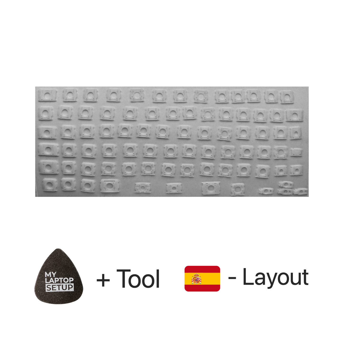 Replacement Keys & Hinges for MacBook Pro/Air Spanish 🇪🇸 ES-Layout QWERTY (all models)