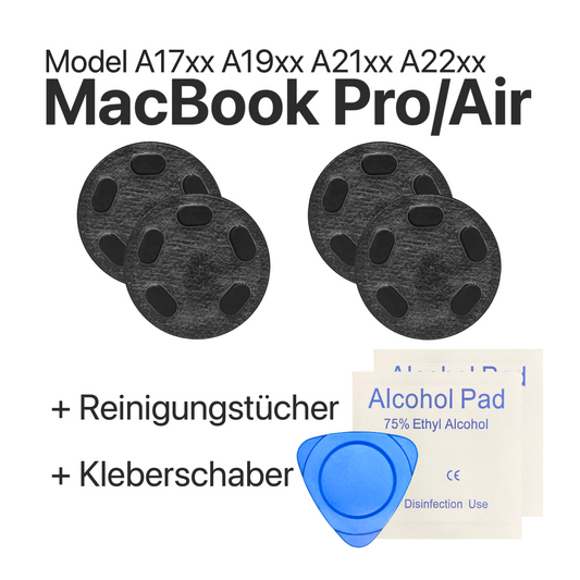 4x MacBook Pro/Air Gummifüße Ersatzfüße 2016-2022